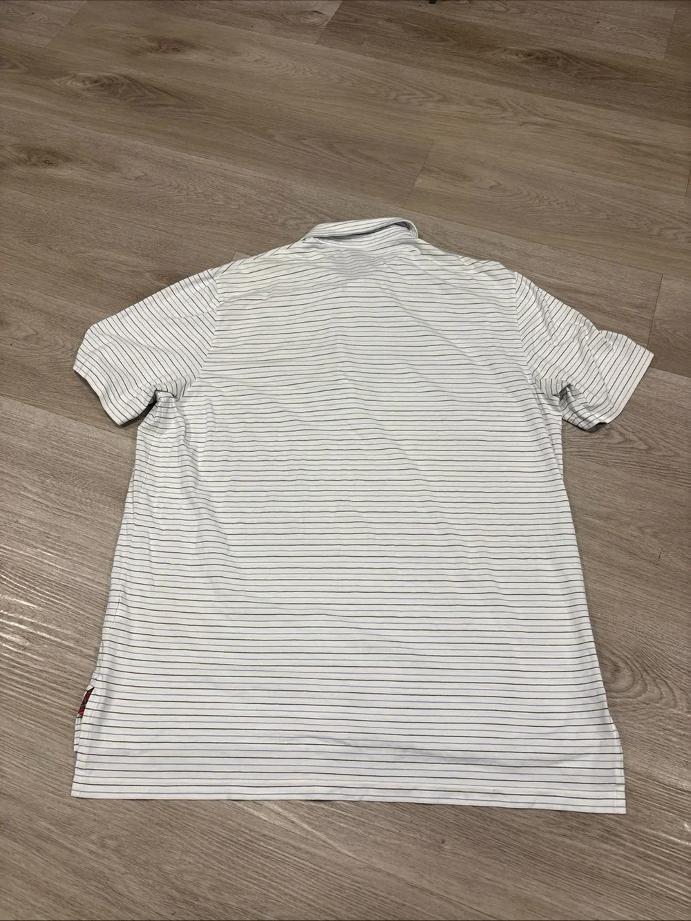 Polo Golf Ralph Lauren Polo X Mammut Dune Mens L White Stripe Stretch Lisle